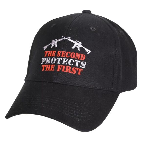 Second Amendment Protects The 1st Ballcap‎ Baseball Cap Rifles Rothco 9820 Hat - Picture 1 of 2